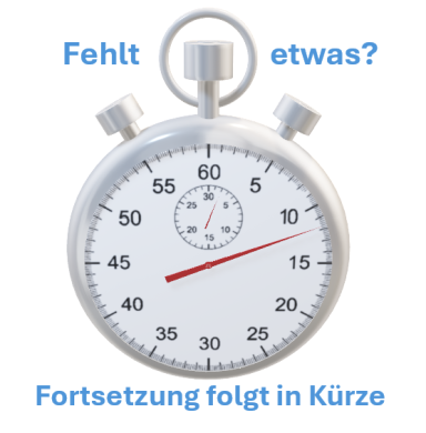Fehlt etwas